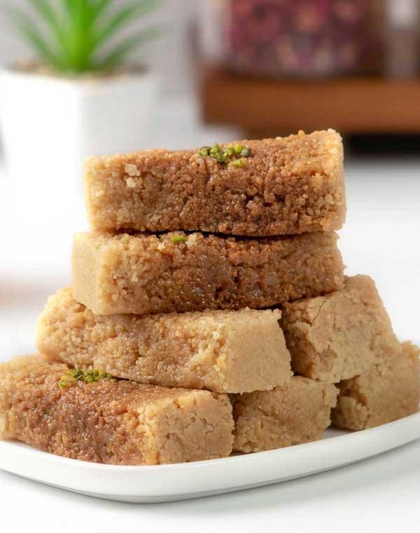 Roasted Milk Cake Barfi